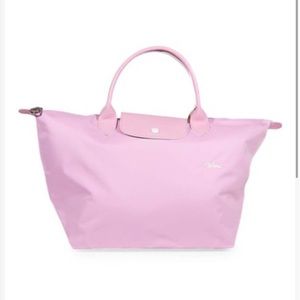 Longchamp Medium Le Pliage Pink Tote